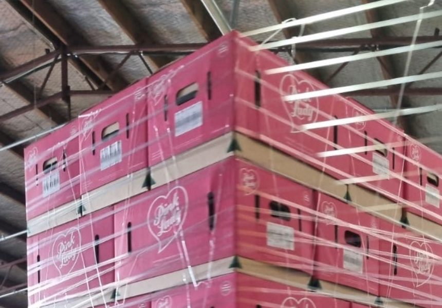 innovent on a pallet wrapper show casing maximum stretch